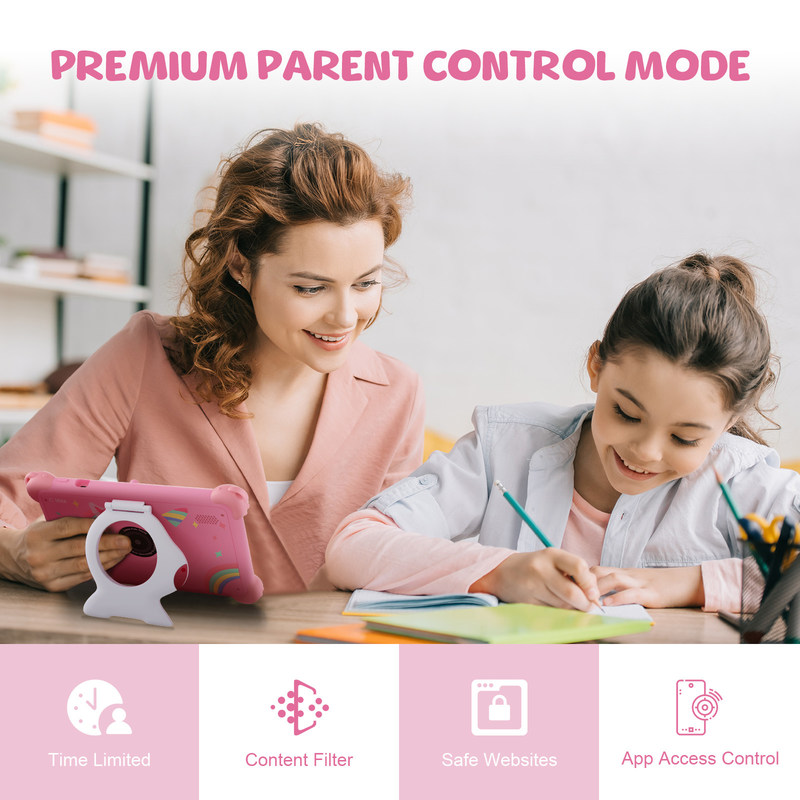 C Idea Tablet Educativo Para Crianças 7 polegadas de tela sensível ao toque com caixa protetora CM88