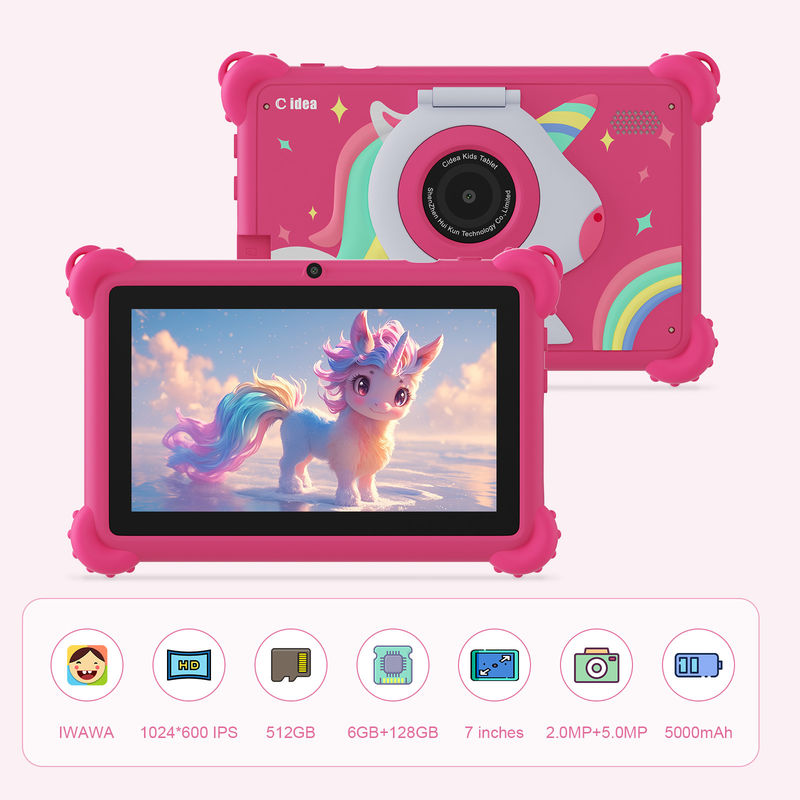 C Idea 7 polegadas Android Smart Tablet PC para Criança com Expand 512GB crianças APP CM88
