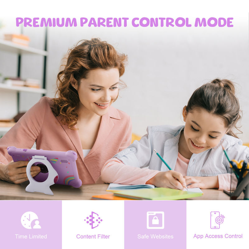 C Idea 7 Inch Kids Tablet Idade 3-7 Dual Camera IPS ecrã educativo kidspad Com Controle Parental CM88