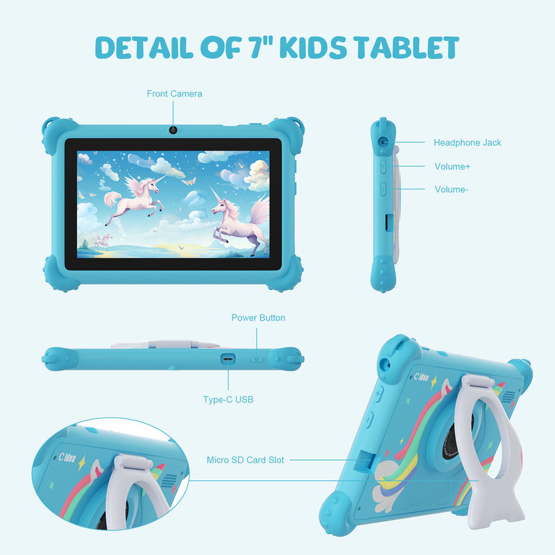 C idea 2024 Kids Tablet Aprendizagem de alto desempenho e brincar Tablet educacional CM88
