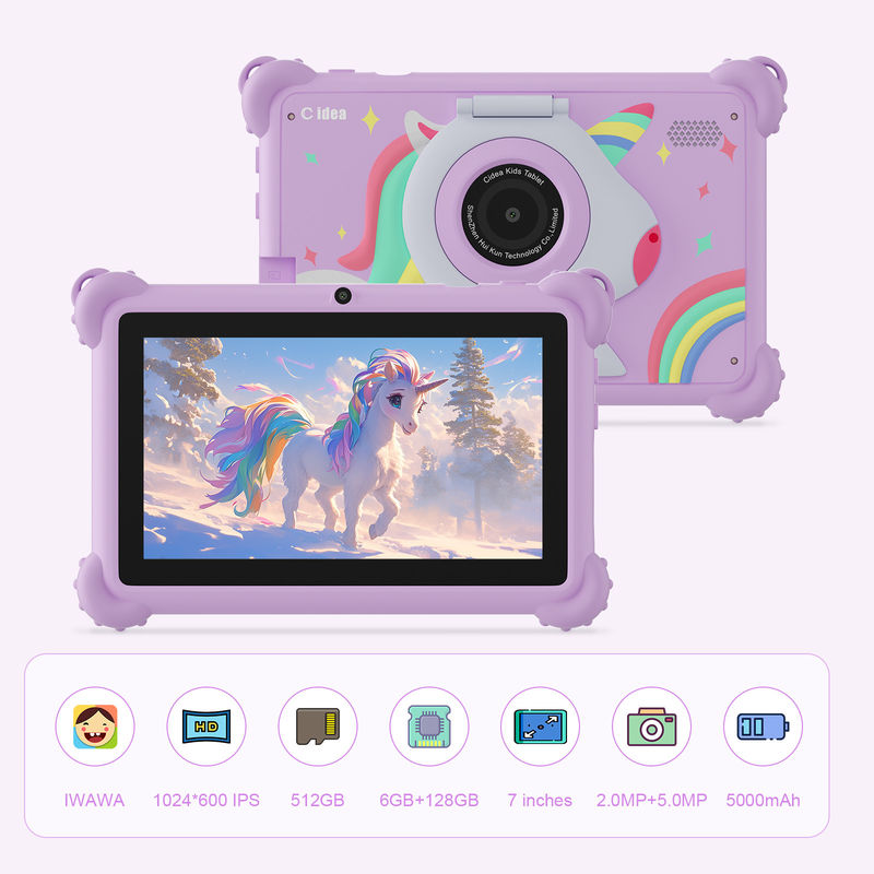 C idea 2024 Kids Tablet Ideal Gift com Android 12 Apps educacionais e Case durável Tablet Kidspad CM88