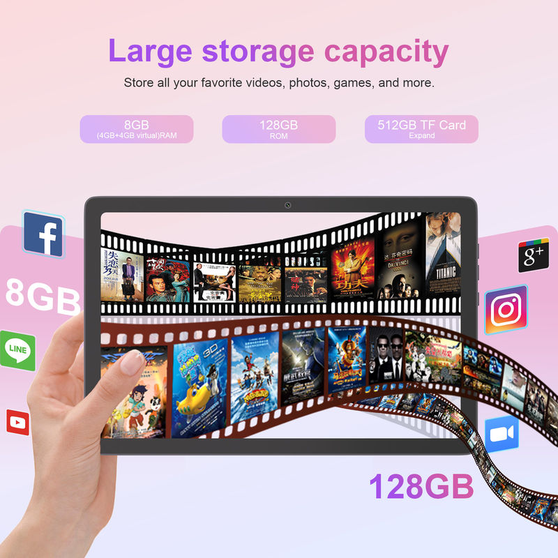C Idea Android 14 FHD Screen Tablet 8+128GB 11 polegadas Tablet PC Para Adolescente Adulto P1300