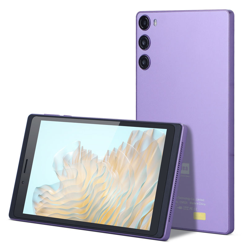 C Idea Portable 7 Inch Smart Tablet Pc com Sim 6GB 128GB Educação Para Escola CM525 ((Purple)