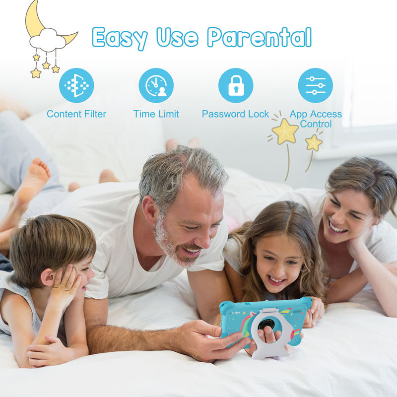 C Idea Android 13 Kids Tablet 4 ((2+2) + 32GB pré-instalado IWAWA Educational Tablet para estudantes CM91