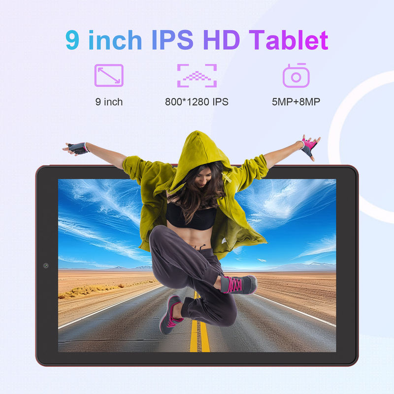 C Idea 9 polegadas Quad Core Tablet 800x1280 IPS Screen Tablet Android com caneta CM935 Vermelho