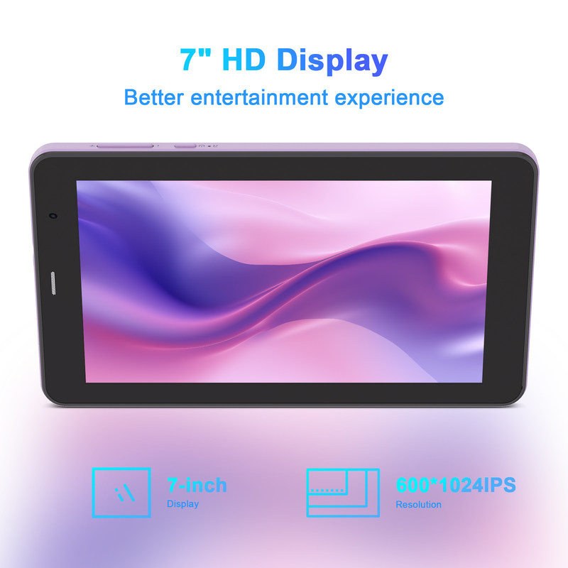 C Idea Android 13 com 6000mAh 7 polegadas tablets tablets educacionais PC com caneta CM518 Pro Purple