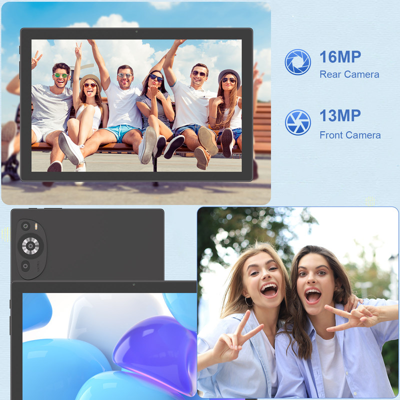 C Idea 10,1 polegadas Wifi Educacional Android Tablet Pc Com Sim Suporte teclado M8200 Plus Preto