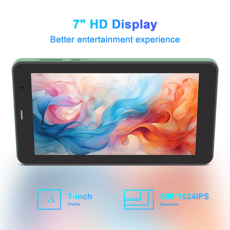 C Idea 7 Inch Tablet Pc Android 13, 8+512gb com Sim-compatível Smart Tablet Para Estudantes CM518pro Verde