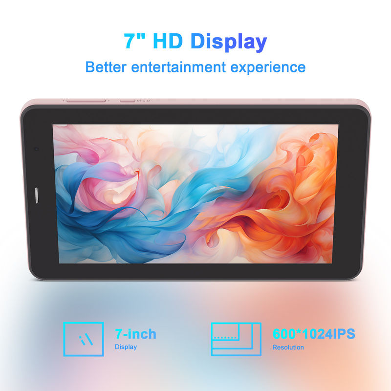 C Idea 7 polegadas Android Tab, 8+512GB, Quad Core, Educational Tablet Perfeito para Estudantes CM518pro Pink