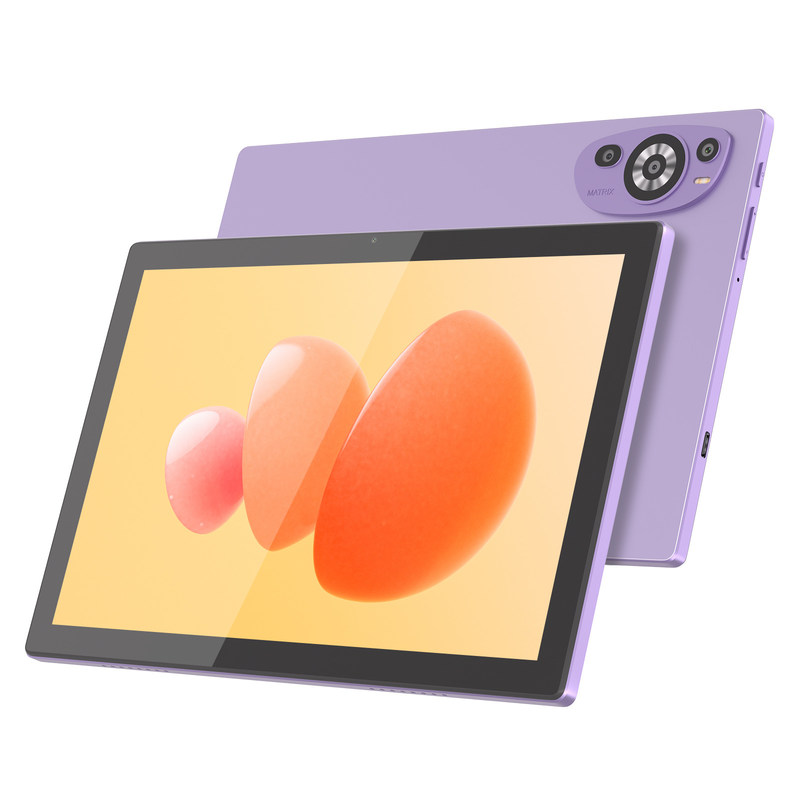 C Idea 10 polegadas Android 14 Educational Tablet 512GB para estudantes com suporte SIM CM8200Plus Purple