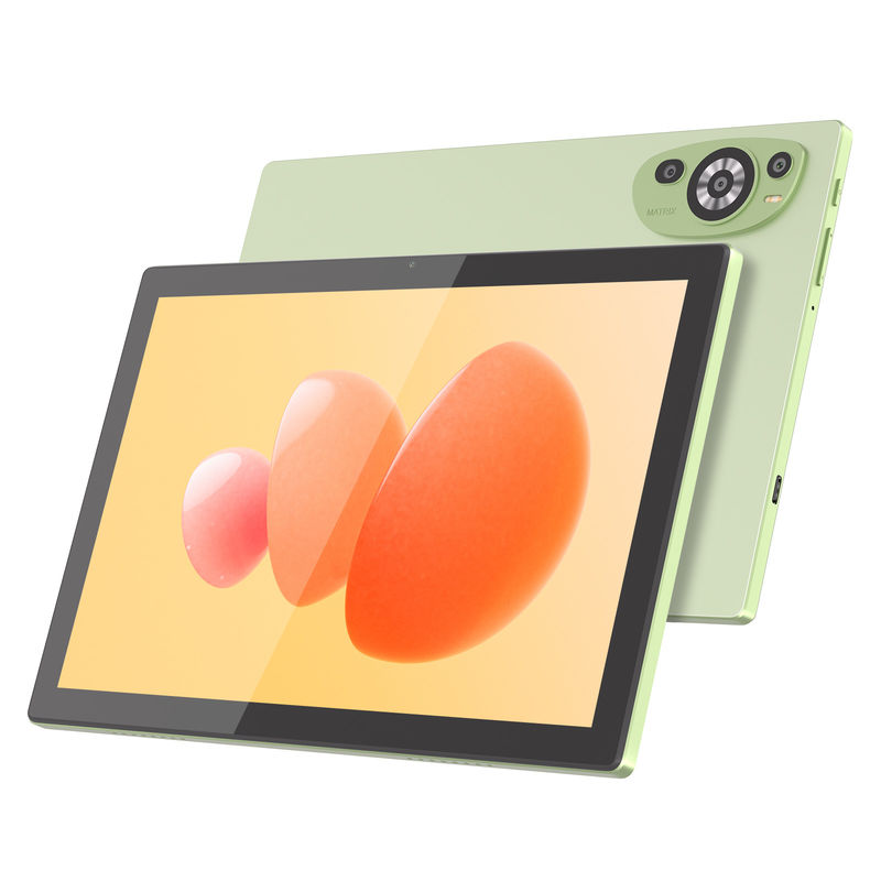 C Idea WIFI Android 14 TF Armazenamento 512GB Tablets de tela sensível ao toque com teclado e mouse CM8200plus Verde