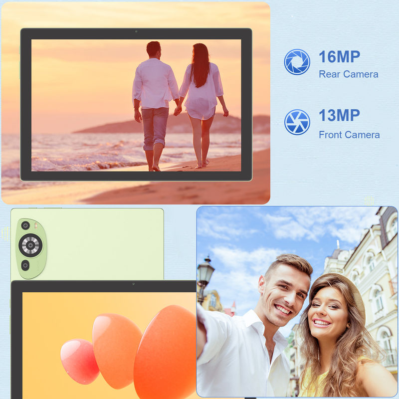 C Idea WIFI Android 14 TF Armazenamento 512GB Tablets de tela sensível ao toque com teclado e mouse CM8200plus Verde