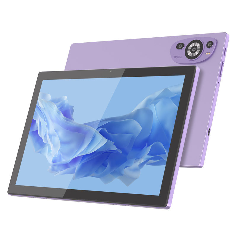 C Idea 10 polegadas 512 GB Android 14 Educational Tablet para estudantes com SIM CM8200Plus Purple