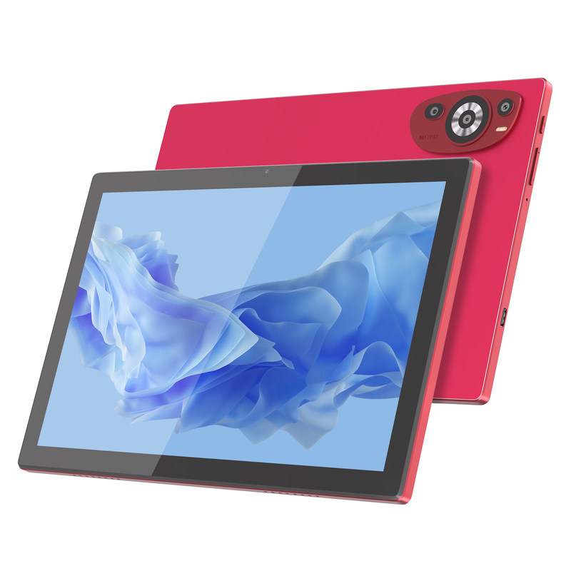 C Idea 10,1 polegadas Android 14 Smart Tablet Pc com Dual SIM e Pen CM8200Plus vermelho