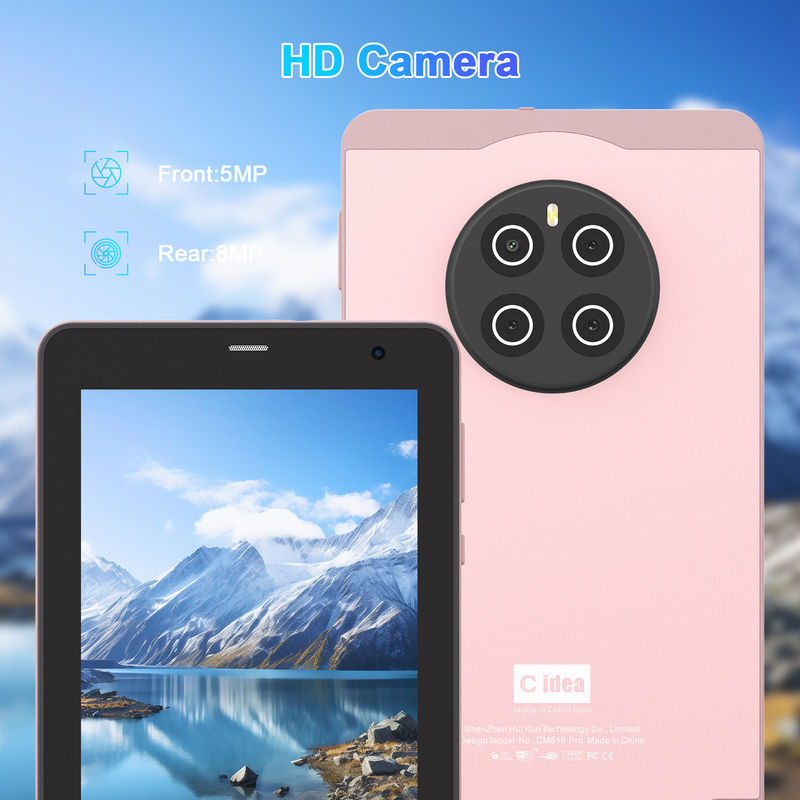 C Idea Tabletes de 7 polegadas com SIM Wifi Android Tablet PC CM518 Pro Pink