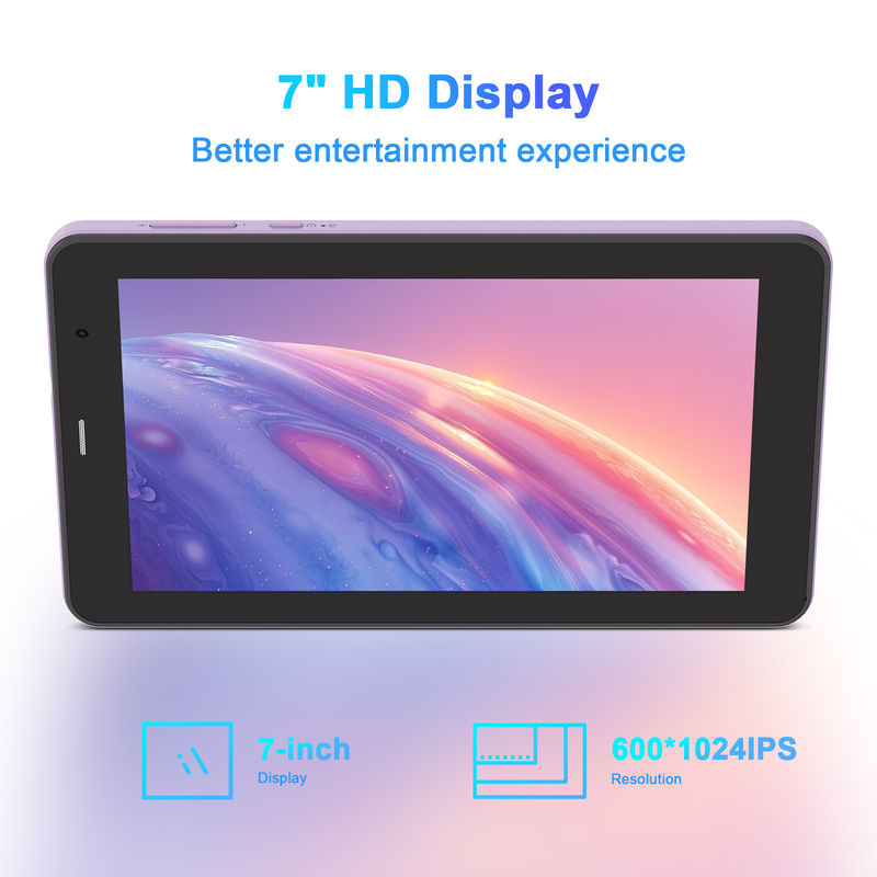 C Idea Android 13 com 6000mAh 7 polegadas tablets tablet educacional PC CM518 Pro Purple