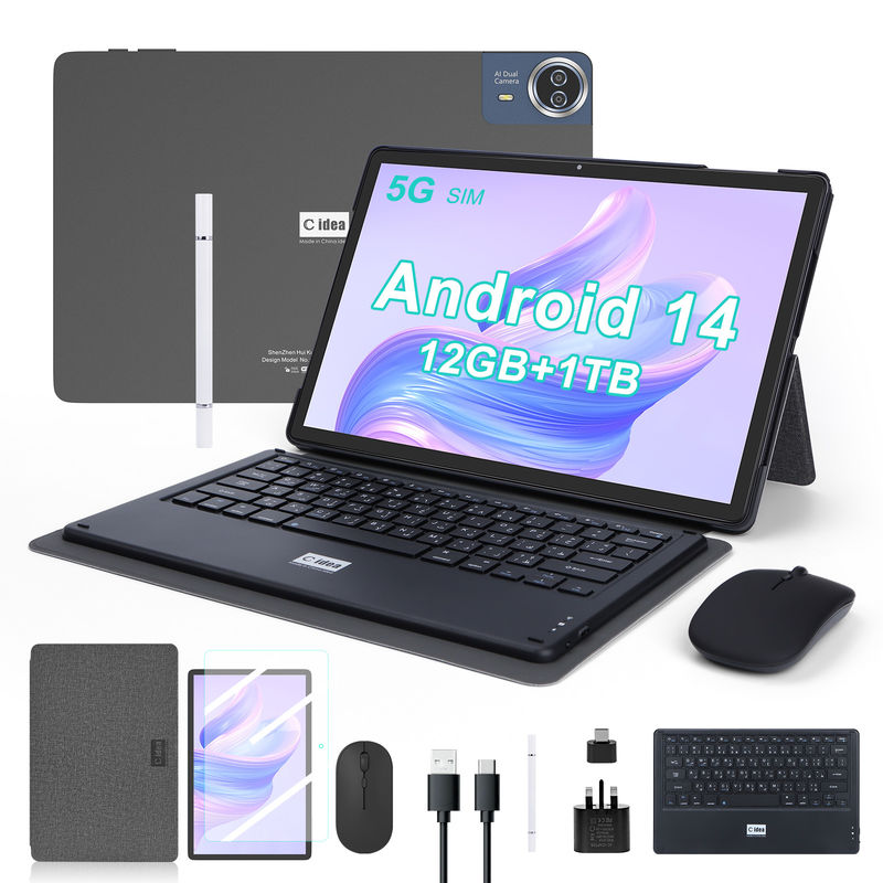 C Idea 14 Inch Tablet Grande armazenamento 1200*1920 FHD Screen Tablet Android PC CM14000 mais