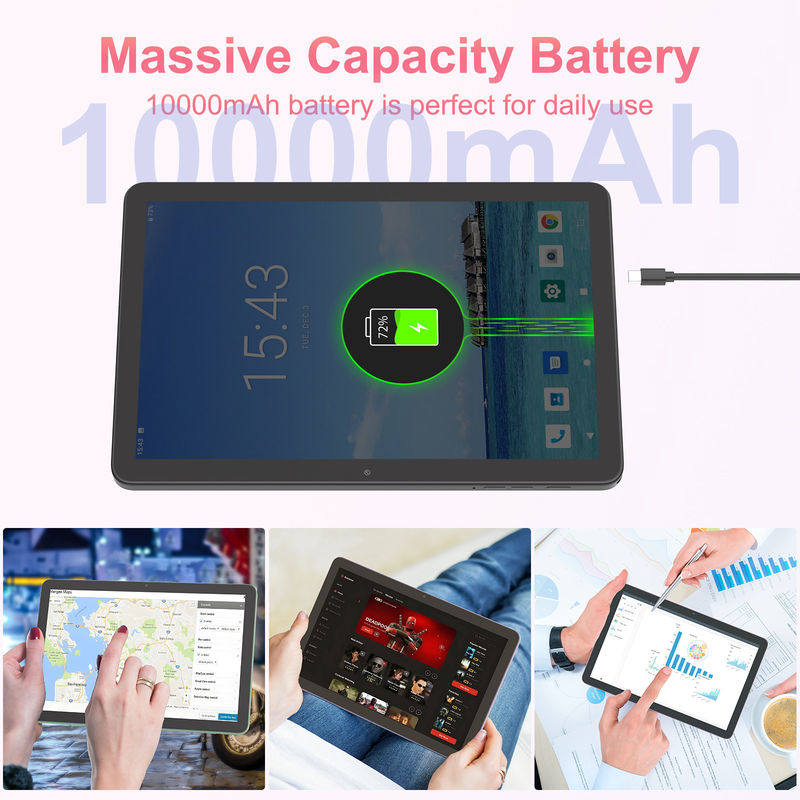 C Idea 10,1 polegadas 5G Tablet Com Sim Suporte teclado Educativo Android Tablet Pc M8300 Plus Preto