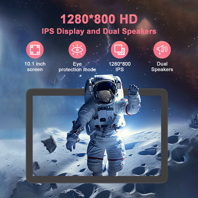 C Idea 10,1 polegadas 5G LTE Tablet com Cartão Sim Slot Touch Screen Tablet Pc M8300 Plus Preto