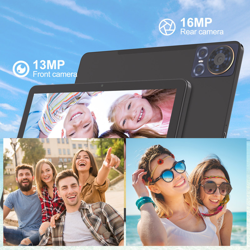 C Idea 10,1 polegadas 5G LTE Tablet com Cartão Sim Slot Touch Screen Tablet Pc M8300 Plus Preto