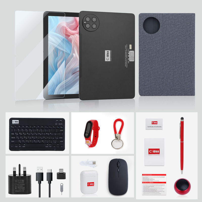 C ideia 10000mAh Bateria 8GB + 1TB 10.1 polegadas Smart Tablet com teclado Bluetooth CM8800pLUS