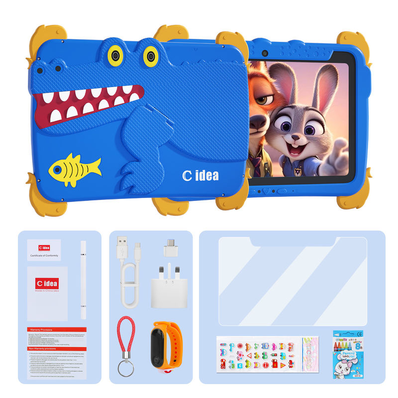 C idea 10,1 polegadas Tablet Kidspad Android 15 Quad-Core Processador e Controle Parental CM10000plus