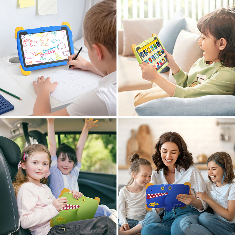 C idea 10,1 polegadas Tablet Kidspad Android 15 Quad-Core Processador e Controle Parental CM10000plus