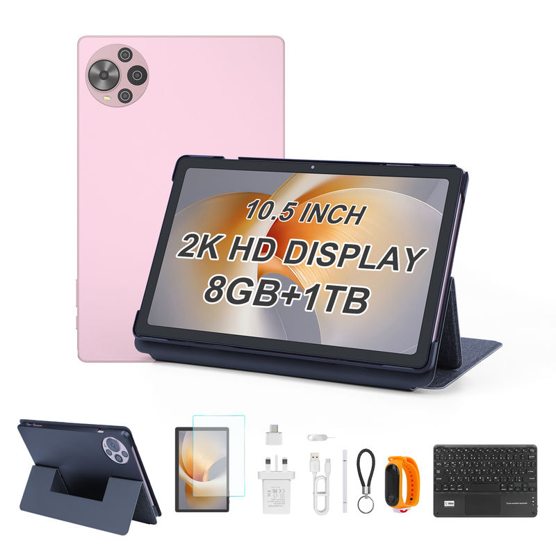 Tablet Inteligente Educacional C Idea 10,5 Polegadas Android 14 Para Estudantes CM10500 Plus Rosa