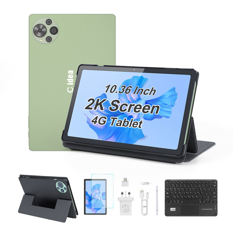 C idea 10,36 polegadas Android 14 Tablet Pc Educational Tablet Para Estudantes com Funcionalidade de Dual SIM