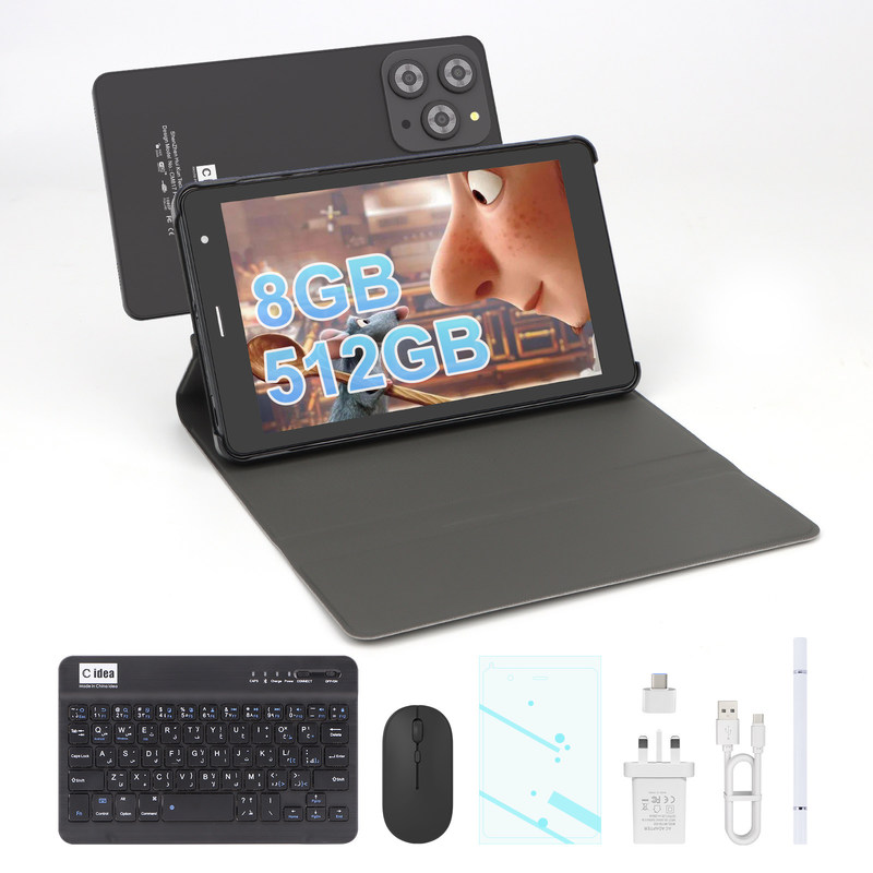 Tablet C Idea 5G WiFi para Estudantes com Suporte SIM Tablet PC de 8 polegadas CM817Pro max
