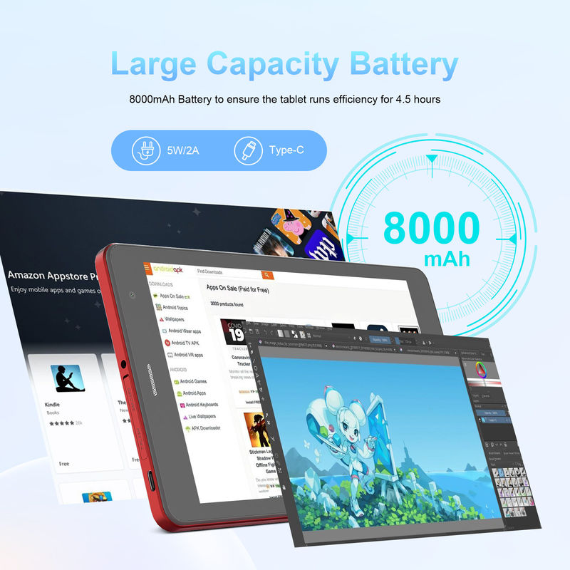 C ideia MT6750 8-Core e 8GB de RAM 8 polegadas Android Tablet PC com SIM para Educação CM817Pro max