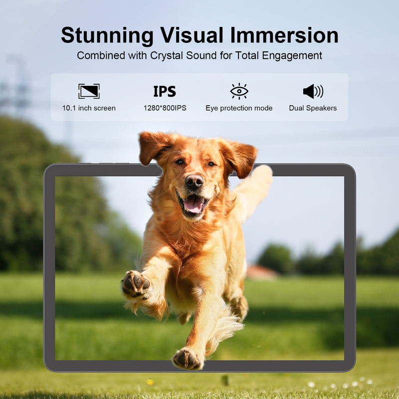 Tablet PC C Idea de 10,1 polegadas Android 15 com teclado e mouse CM8800plus Cinza