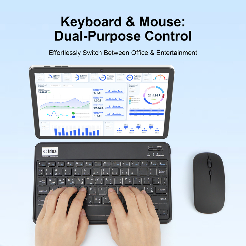 C Idea 10,1 polegadas SIM Tablet WIFI Android Tablet com caneta CM8800plus Prata