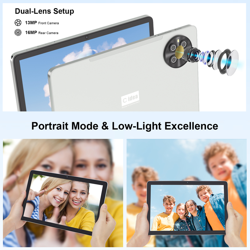 C Idea 10,1 polegadas SIM Tablet WIFI Android Tablet com caneta CM8800plus Prata