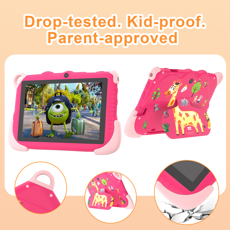 C Idea 7 polegadas Android 15 Educational Smart Tablet Para Estudantes CM78 rosa