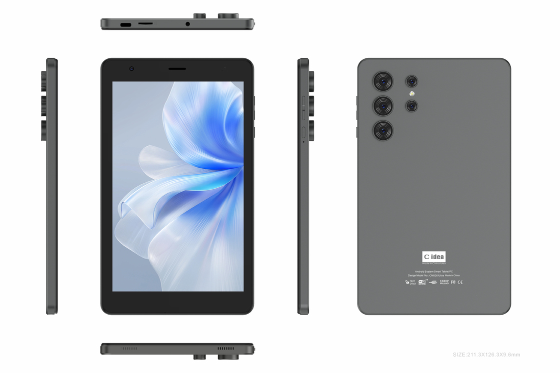 C idea Youth 8 Inch Tablet Android 13 com tela de luz azul, Wi-Fi, 32GB + 64GB, 800*1280 IPS incell CM826