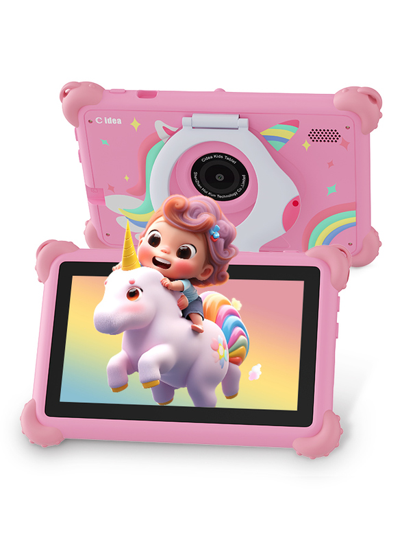 Tablet Inteligente Educacional Android 14 de 7 Polegadas C Idea Para Estudantes CM88 rosa