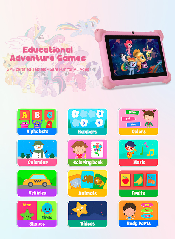 Tablet Inteligente Educacional Android 14 de 7 Polegadas C Idea Para Estudantes CM88 rosa