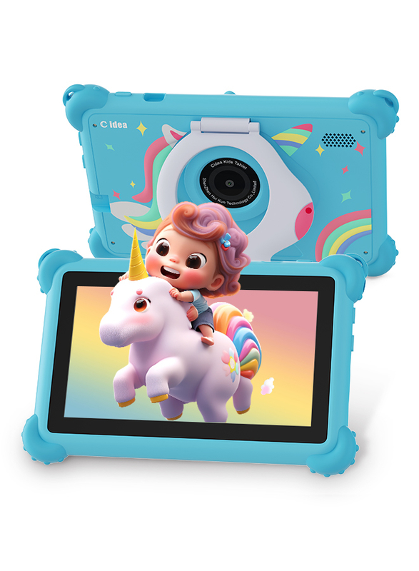 Tablet inteligente educacional C Idea de 7 polegadas Android 14 para estudantes CM88 azul