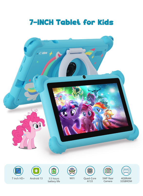 Tablet inteligente educacional C Idea de 7 polegadas Android 14 para estudantes CM88 azul