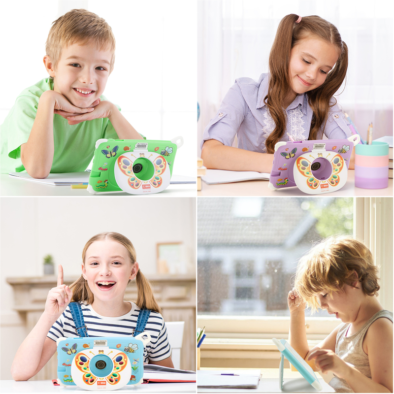 C Idea Android 15 Kids Tablet 8+256GB Educational Tablet Kidspad com APP amigável CM86 rosa