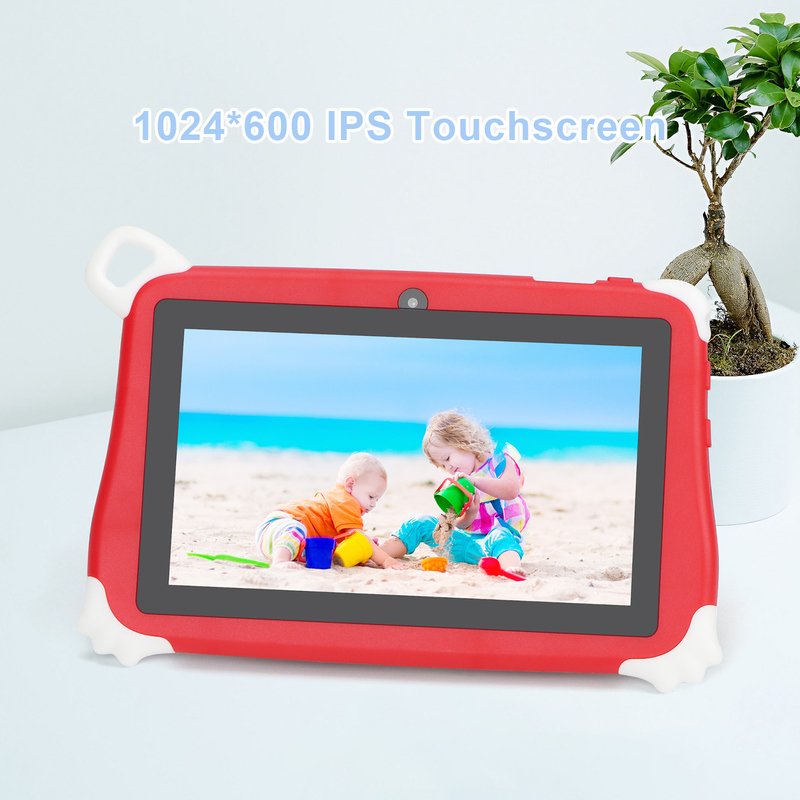 Tablet Infantil C Idea Android 15 8+256GB Educacional Kidspad com APP Amigável CM86 vermelho