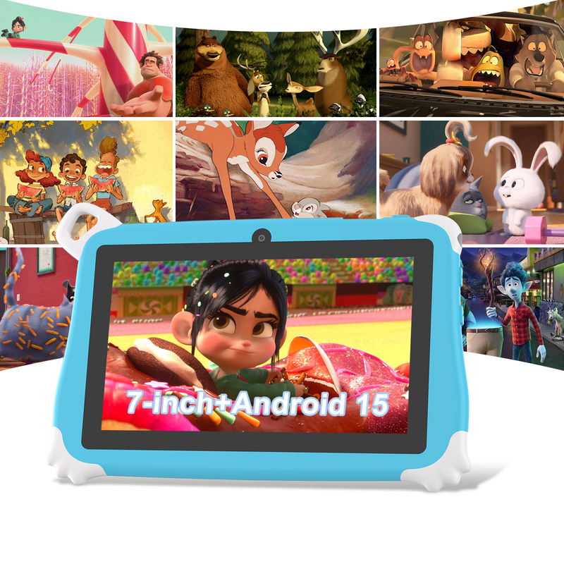C Idea Android 15 Kids Tablet 8+256GB Educational Tablet Kidspad com APP amigável CM86 azul