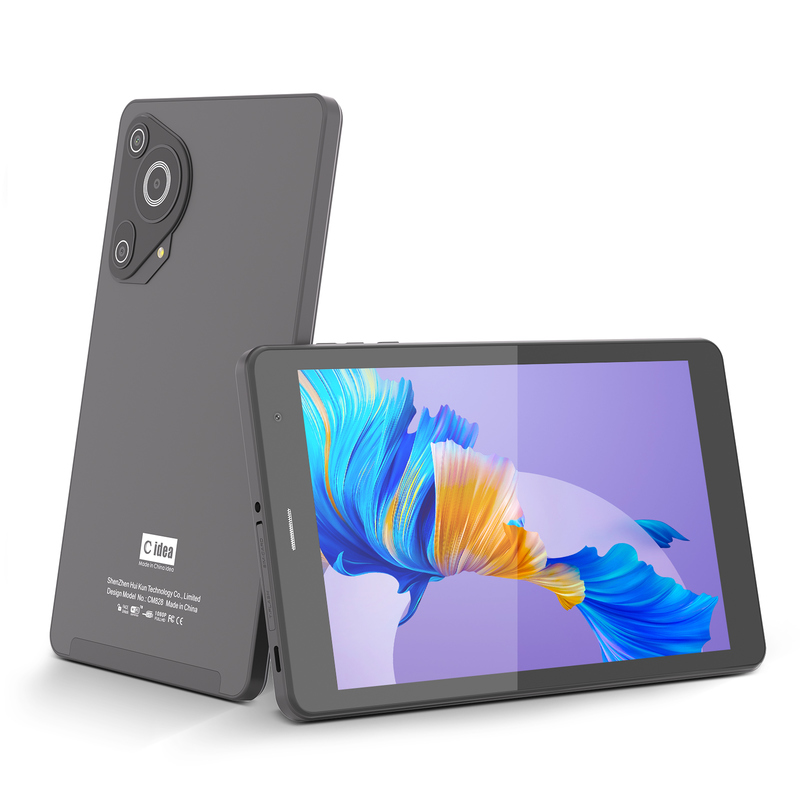 C idea Youth 8 Inch Tablet Android 15 com tela de luz preta, WiFi, 8GB + 512GB, 800*1280 IPS incell CM828