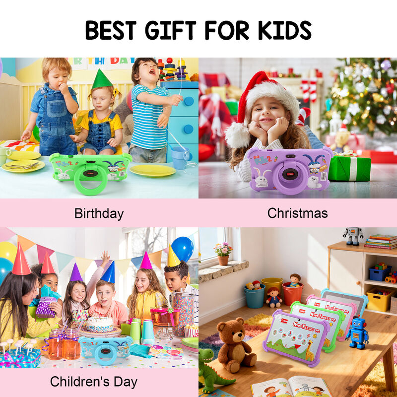 Tablet C idea Youth de 7 polegadas Android 16 com slot para cartão tf, WiFi, 8GB + 256GB, 1024*600 CM89