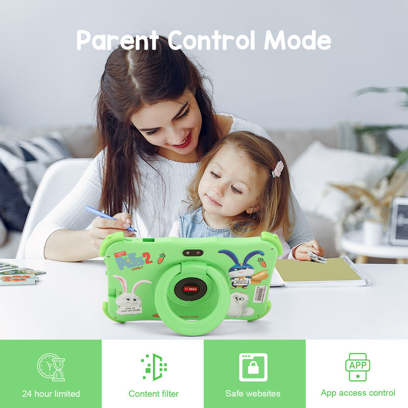 Tablet C idea Youth de 7 polegadas Android 16 com slot para cartão tf, WiFi, 8GB + 256GB, 1024*600 CM89