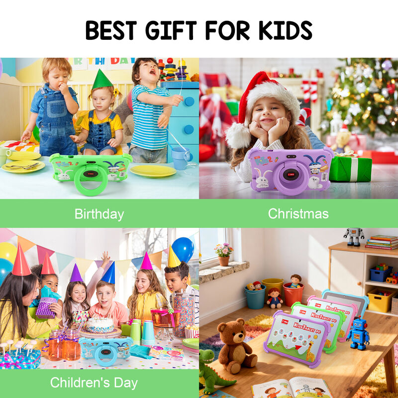 Tablet C idea Youth de 7 polegadas Android 16 com slot para cartão tf, WiFi, 8GB + 256GB, 1024*600 CM89