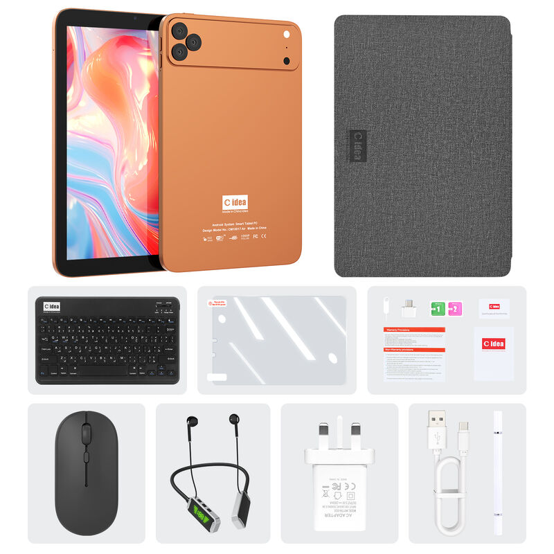 C ideia 10,1 polegadas Android Wi-Fi Touch Screen Tablet PC com 5G teclado Quad-core CM10017Air