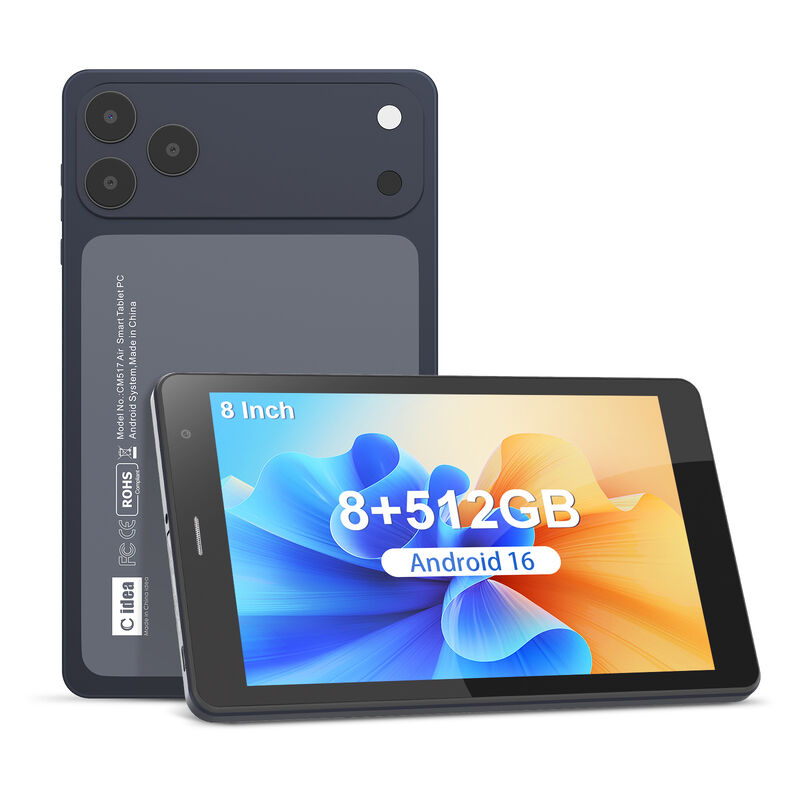 C Idea 8 polegadas Android 16 Tablet 8GB RAM 512GB ROM Modelo CM817 ar