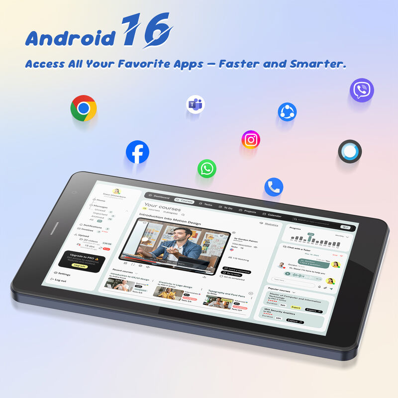 C Idea 8 polegadas Android 16 Tablet 8GB RAM 512GB ROM Modelo CM817 ar